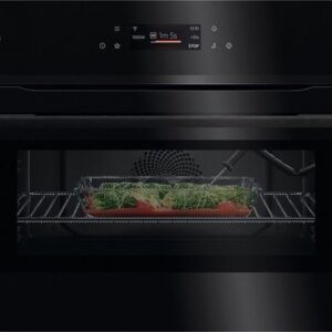 AEG NKK8N621B Compacte Combi Oven met Magnetron 45 cm – TFT Touchscreen – Kerntemperatuursensor – WiFi – Zwart