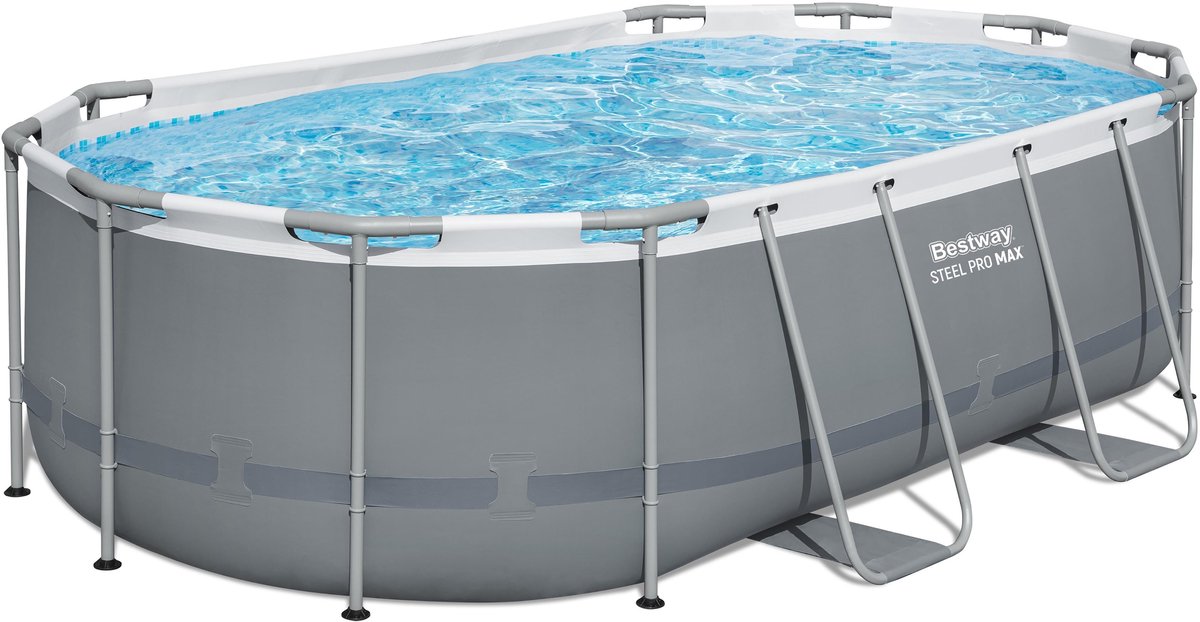 Bestway Zwembadset Power Steel ovaal 427x250x100 cm 56620 - Afbeelding 5