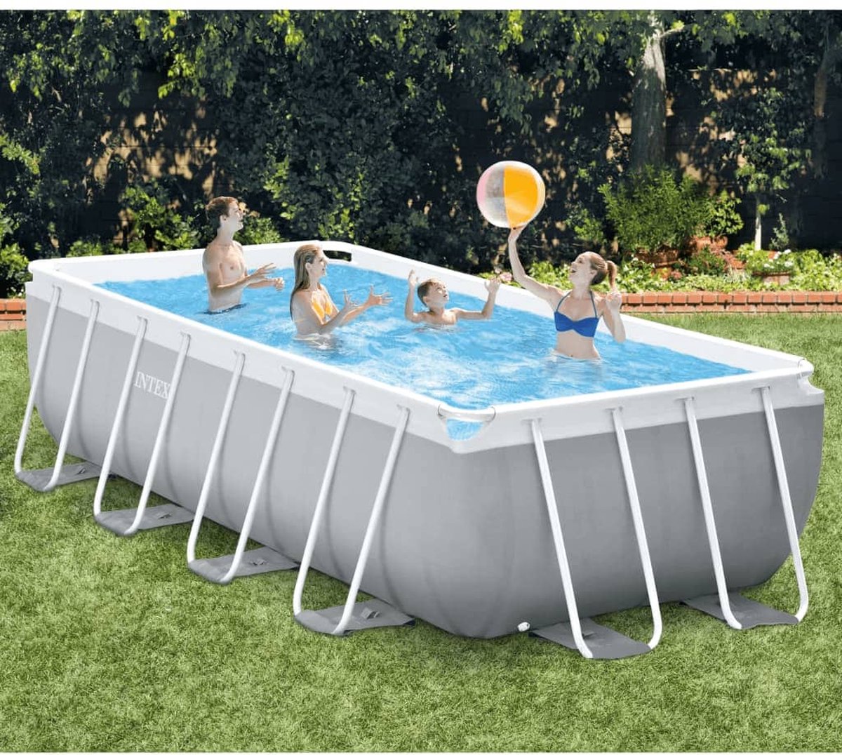 INTEX - Prism - Frame - Zwembadset - rechthoekig - 488x244x107 - cm - 26792GN - Afbeelding 2