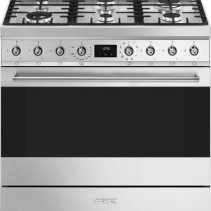 SMEG C9GMXNLK2 - Gasfornuis - 90 cm - RVS - Gasaansluiting: Nederland