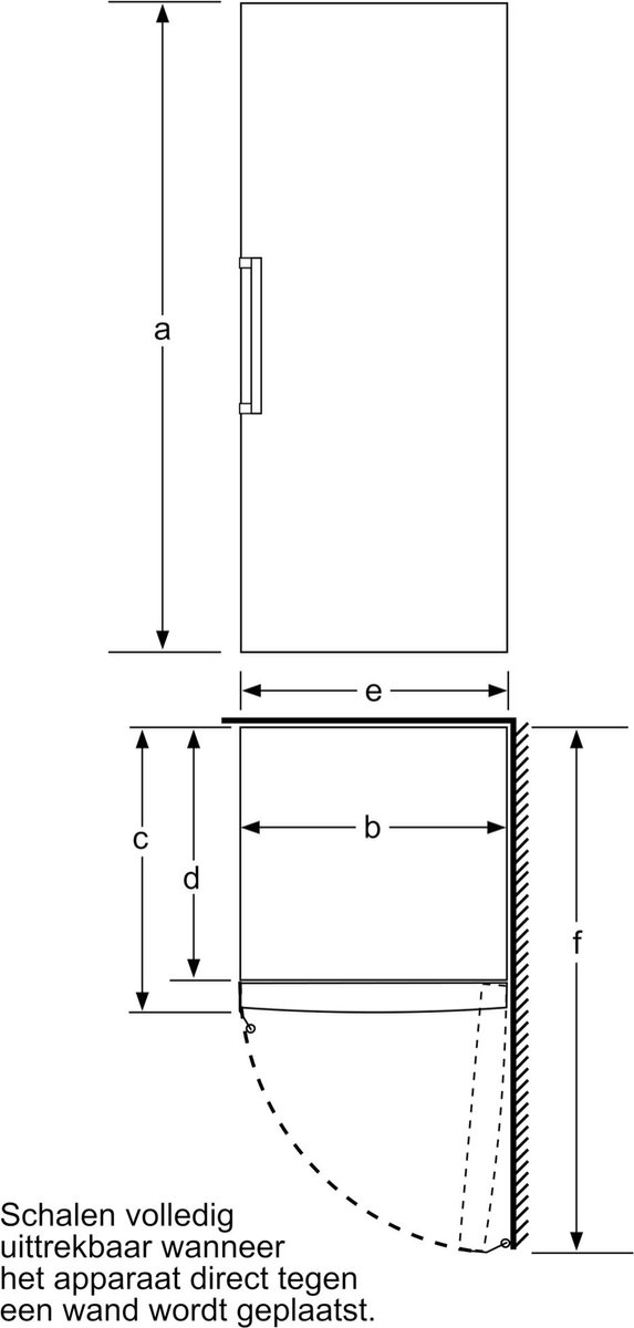 Bosch GSN58AWCV - Serie 6 - 191 x 70 - Vrijstaande Vriezer - Vrieskast - No Frost - Nooit meer ontdooien - Wit - Energielabel C - Afbeelding 3