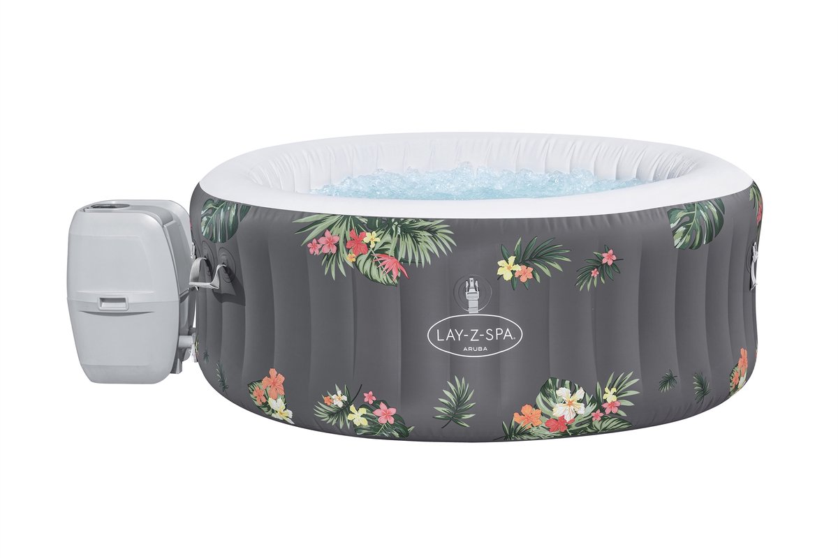 BestWay - Opblaasbare Jacuzzi voor 6 a 7 volwassenen - Luxe Spa 2026 - Verwarmde Hottub met Bubbels - Bubbelbad - Met Bedieningspaneel, Afdekzeil - Afbeelding 4