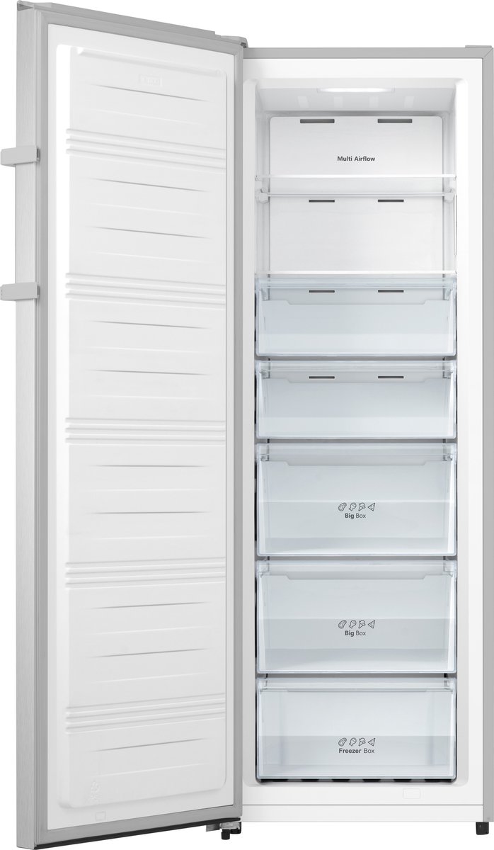 ETNA VV172NRVS - Vrijstaande vriezer - Geschikt voor schuur tot -15°C - No-Frost - 172 cm hoog - RVS/RVS look - Energielabel C - Multi Flow 360 - Afbeelding 5