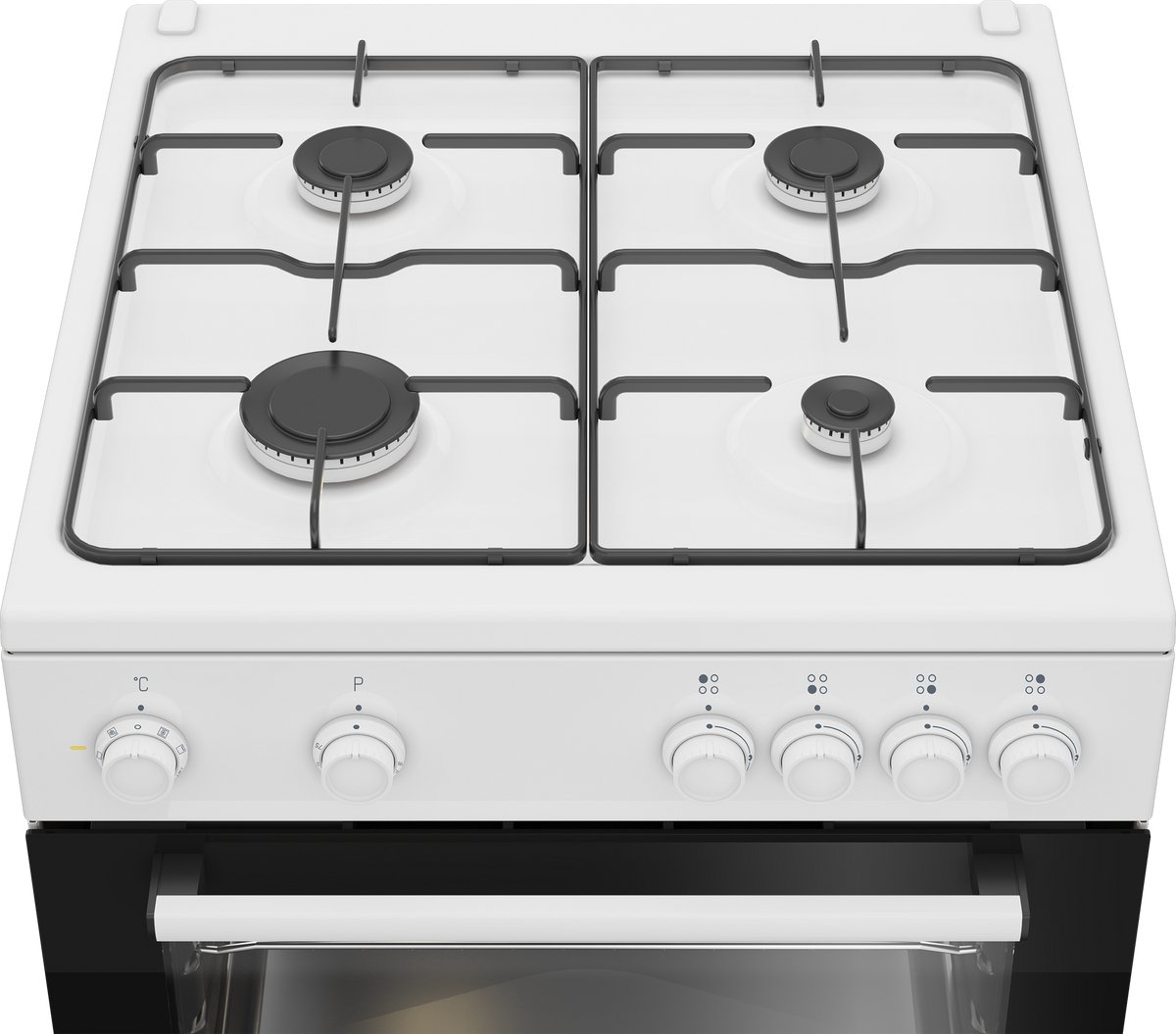 Beko FBM6202WNL - AeroPerfect - Gasfornuis met elektrische oven - 66 liter - Afbeelding 5