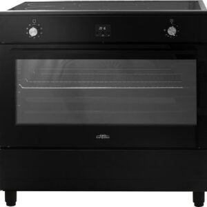 Everglades EVCK9225 - Inductiefornuis - Mat Zwart - 90CM - 10 Ovenstanden - Turbo Hete Lucht Oven - Digitale Timer - 5 Jaar Garantie