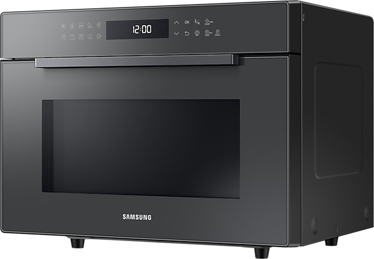 Samsung MC35R8058CC/EN - Combi-magnetron - Zwart - PowerGrill Duo - Airfry - Gemakkelijk schoon te houden - Afbeelding 4
