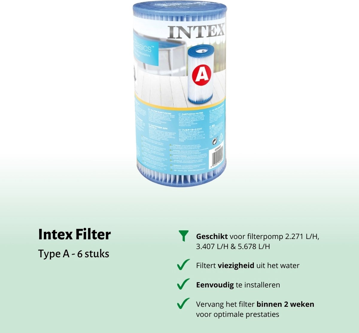 Intex Rechthoekig Prism Frame Zwembad - 300 x 175 x 80 cm - Grijs - Inclusief Pomp - Ladder Afdekzeil - Zoutwatersysteem - Filters - Zwembadzout - Afbeelding 4
