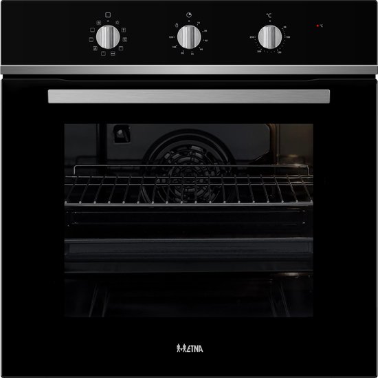 ETNA OM165ZT - inbouwoven - 60 cm - 65 Liter - 5 insteekniveaus - ovenverlichting - mechanische timer met uitschakelfunctie - 5 insteekniveaus