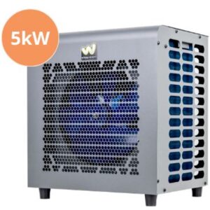 W'eau Mini Power 20 Zwembad Warmtepomp – 5 kW – Compacte Verwarming voor Opzet- en Intex Zwembaden tot 18.000 Liter