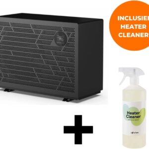W'eau Full inverter zwembad warmtepomp - 7,6kW - Warmtepomp zwembad - Zeer lage geluidsniveau - voor zwembaden tot 21.000L - Inclusief Heater Cleaner