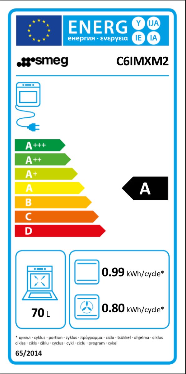 SMEG C6IMXM2 - Inductie fornuis - 60 cm - RVS - Afbeelding 2